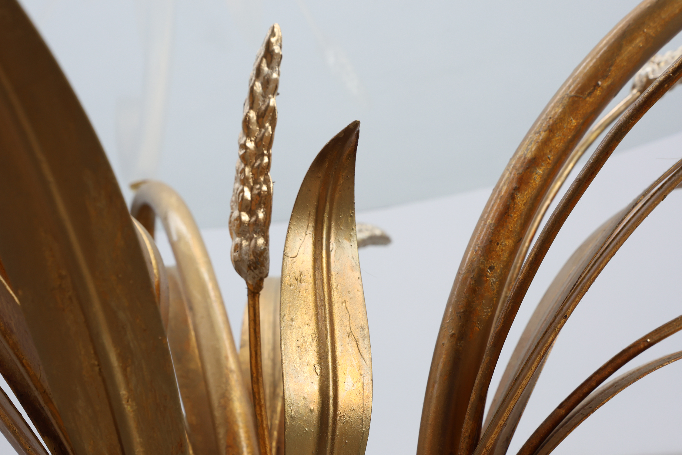 Coco Chanel‑Style &ldquo;Sheaf of Wheat&rdquo; Coffee Table, France 1960thumbnail